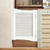 Solid Wood Saloon Swinging Door, Cowboy Bar Door, White, 45 x 70 cm (Single Door) view 1