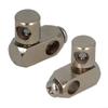 Solaughguy Double-Joint Piece for Pop-Up Drain Assembly, 360° Swivel Adapter view 2