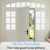 Frosted Privacy Window Film 140 x 150 cm, Static Cling, UV Protection, White view 3