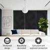 Privacy Window Film 45 x 195 cm, Self-Adhesive Frosted Black Film view 3