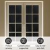 Privacy Window Film 45 x 195 cm, Self-Adhesive Frosted Black Film view 4