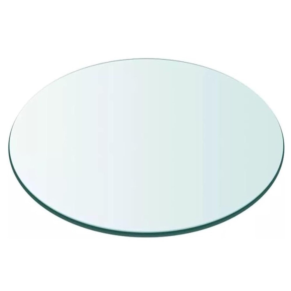 75 cm Round Clear Tempered Glass Tabletop