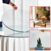 75 cm Round Clear Tempered Glass Tabletop view 2