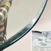 75 cm Round Clear Tempered Glass Tabletop view 4