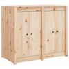 Teenpull Outdoor Kitchen Cabinet, Solid Untreated Pine, 106 x 55 x 92 cm view 2