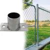 Round Stainless Steel Surface-Mount Post Holder, 30/80/120 mm High, for Stair, Deck and Balcony Railings, with Screws (D 35 mm, H 50 mm) view 1