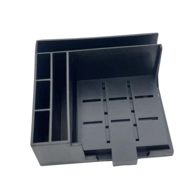 Gcljlmy Sticky Note Dispenser with Stencils, Black