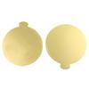 Generic 100 Gold Paper Cupcake Trays, Shiny Mini Cake Boards for Displaying Pastries, Cupcakes and Cookies, DIY Kitchen Fun for Families and Baking Enthusiasts, Safe and Healthy view 3