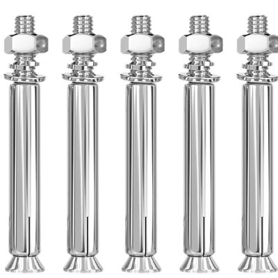 MejaRizon 5-Piece M10 x 120 mm 304 Stainless Steel Expansion Anchors