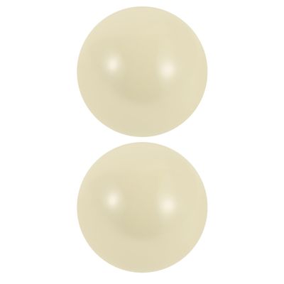 ifundom 2-Piece 57 mm Resin Boccia Balls, Colorful Outdoor Croquet Balls for Garden and Lawn Games