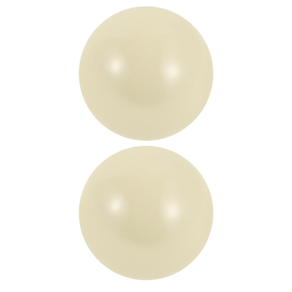 ifundom 2-Piece 57 mm Resin Boccia Balls, Colorful Outdoor Croquet Balls for Garden and Lawn Games