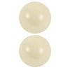 ifundom 2-Piece 57 mm Resin Boccia Balls, Colorful Outdoor Croquet Balls for Garden and Lawn Games view 1