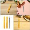 DECORNIJIA 3-Piece 304 Stainless Steel Table Crumb Scrapers with Clip view 3