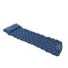 AKLOSIPY Lightweight Camping Sleeping Pad with Built-In Pump and Curved Pillow, Navy Blue view 1
