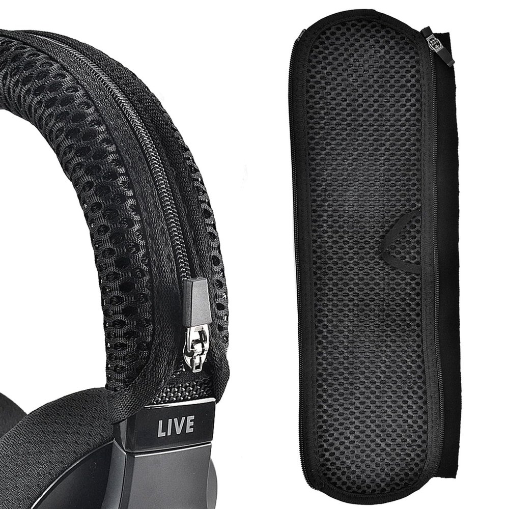 Replacement Headband Cushion for JBL Tune/Live/E Series, Marshall Series and Sony WH-1000XM5, Black