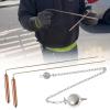 Zenlir Copper Dowsing Rods, Metal Detector for Divination and Treasure Hunting, 2-Piece view 2