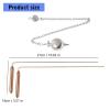 Zenlir Copper Dowsing Rods, Metal Detector for Divination and Treasure Hunting, 2-Piece view 3