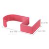 VALICLUD 4-Pack Table Hooks, No Drilling, Metal Bag and Backpack Hangers, Heavy-Duty, Pink view 2