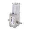 BORDSTRACT 24 V DC Double-Shaft Gear Motor, Self-Locking Speed Reducer with Square Flange, 40 RPM, Reversible Direction for Industrial Automation view 1