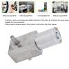 BORDSTRACT 24 V DC Double-Shaft Gear Motor, Self-Locking Speed Reducer with Square Flange, 40 RPM, Reversible Direction for Industrial Automation view 4