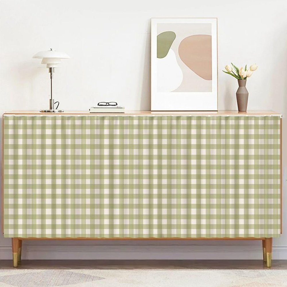 W (80 cm) x H (70 cm) Short Cabinet Curtain, Under-Sink Privacy Panel