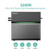 Powerness All-in-One 1000W Balcony Solar System with 4,800Wh Storage, Sunpura S2400 with 1 B2400, 2,500W Solar Panels, Silver Balcony Mounting, Plug & Play (0% VAT) view 2
