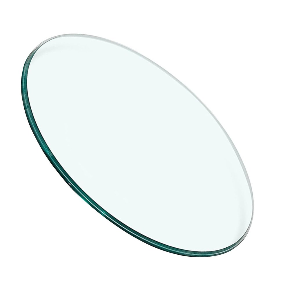 Round Tempered Glass Dining Tabletop, 35–100 cm Diameter, 8 mm Thick