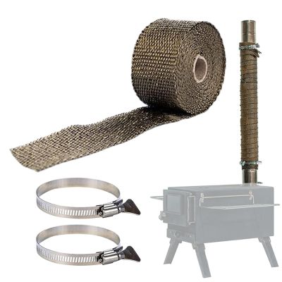Pipe Wrap for All-Around Protection Against Chimney Burns
