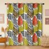 Havenix Colorful Leaves Blackout Curtains with Grommets, 2-Piece Set, 260 x 140 cm view 1