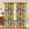 Havenix Colorful Leaves Blackout Curtains with Grommets, 2-Piece Set, 260 x 140 cm view 2