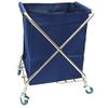 Foldable Laundry Basket Sorter with Removable Canvas Liner and Wheels, 100 kg Capacity view 1