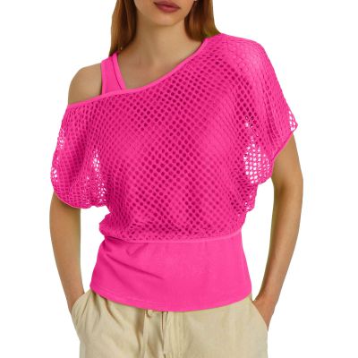 Women's Retro Mesh Party Top