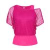 Women's Retro Mesh Party Top view 2
