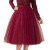 Women’s Black 1950s-Style 3-Layer Tulle Skirt view 1