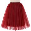 Women’s Black 1950s-Style 3-Layer Tulle Skirt view 2