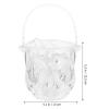 Uonlytech Acrylic Ice Bucket with Handle and Ice Tongs for Bars view 2