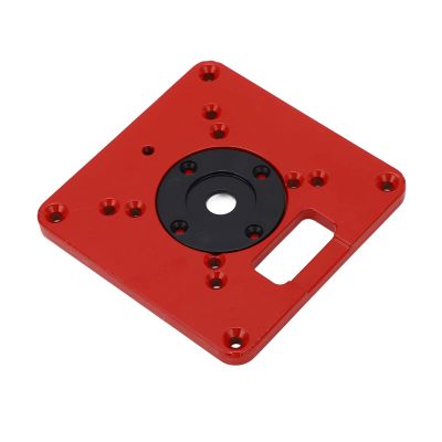 Asixxsix Woodworking Router Table Insert Plate with Dual Scales