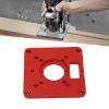 Asixxsix Woodworking Router Table Insert Plate with Dual Scales view 4