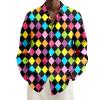 Men's Glitter Sequin Shirt, 1970s/1980s Disco Party Costume view 1