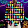 Men's Glitter Sequin Shirt, 1970s/1980s Disco Party Costume view 2