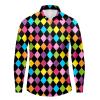 Men's Glitter Sequin Shirt, 1970s/1980s Disco Party Costume view 3