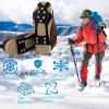 2-Piece Winter Shoe Spikes, Slip-Resistant Traction Cleats with Stainless Steel Spikes, Sizes L and M view 4