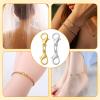 12-Piece Lobster Clasps and Jump Rings Set, Gold/Silver view 4