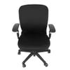 Walfront Stretchable Office Chair Cover, Universal Fit, Polyester, Black view 1