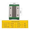 Linear guide MGN12 MGR12, L 100/200/600 mm, MGN12C or narrow slide rail MGN12H (MGN12H, 150 mm) view 2