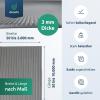 diconfa Gray Fine-Ribbed Rubber Mat, 3 mm Thick, 0.7 m x 7 m view 2