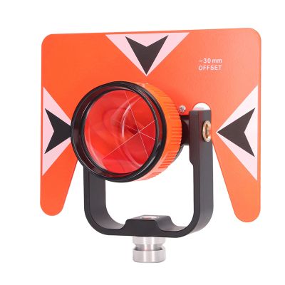 SEAFRONT Single-Tilt Prism, 64 mm, K9 Glass Lens, ABS Housing for Land Surveying