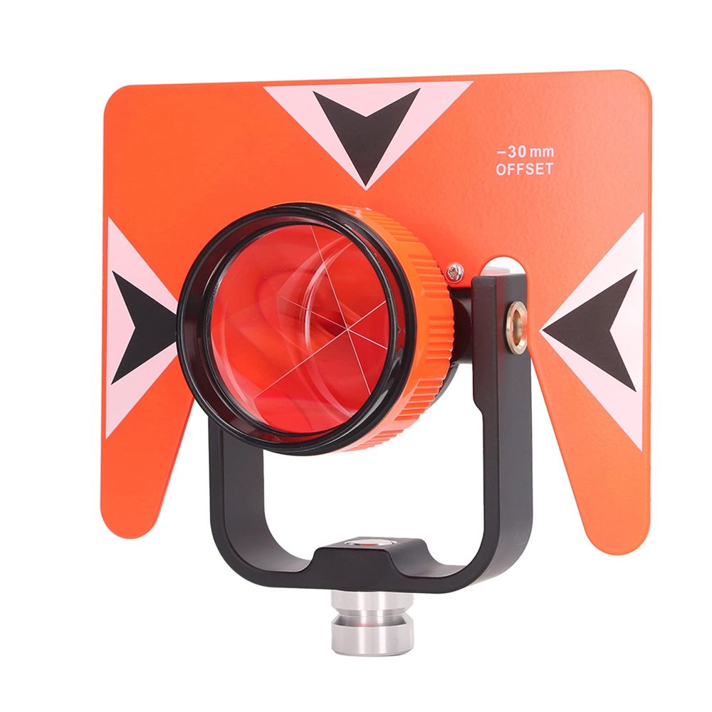 SEAFRONT Single-Tilt Prism, 64 mm, K9 Glass Lens, ABS Housing for Land Surveying