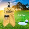 Golf Ball Bag, Soft Fiber Velvet Material | 19 cm, Portable, 28 g view 4