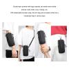 RhineCart Basics Running Phone Arm Bag, Breathable, Wear-Resistant, Waterproof, Adjustable PU Shoulder Straps, Black view 4